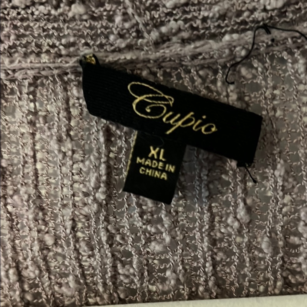 Cupio Brown Waterfall Cardigan Sweater - Picture 2 of 8